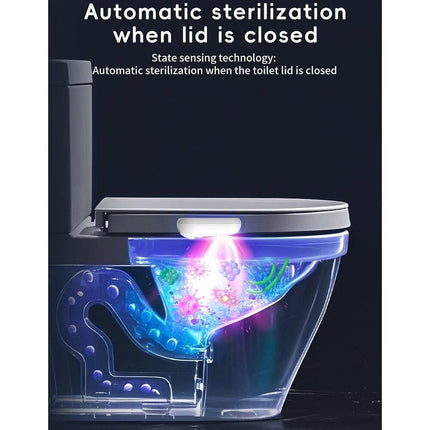 Motion Sensor Activated Toilet UV Sanitizer Toilet Night Light Bathroom