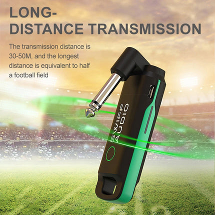 WS-70 Guitar Wireless System 100 Channel Rechargeable Audio Transmitter Receiver