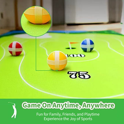 The Indoor Casual Golf Game Set Golf Hitting Mats Golf Putting Royale Golf Game