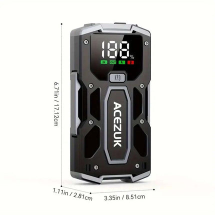7000A Car Jump Starter Power Bank Pack Battery Booster Fast Charger Smart Cable