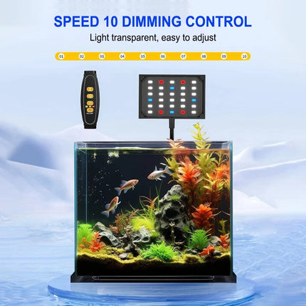 Aquarium Light Clip-On LED Lighting Full Spectrum Aqua Plant Fish Tank Bar Lamp