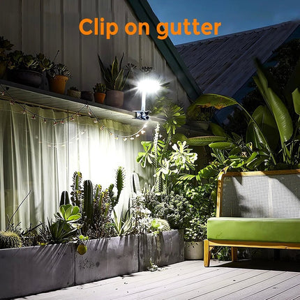 92 LED Outdoor Solar Clip Light for Patio and Garden