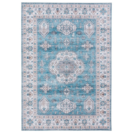 Clearance Large Rug  Blue Tribals Dining Room Carpet Washable Rug Runner 120*170cm