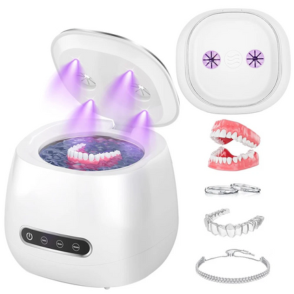 Ultrasonic UV Cleaner for Dentures Aligner Retainer Dental Cleaning Machine
