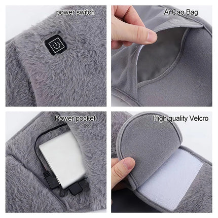 USB Electric Heating Menstrual Heat Pad Belt For Period Pain Relief Cramps Waist