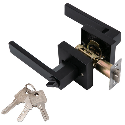 Entrance Door Handle Set Keyed Entry Lock Knob Privacy Passage Bedroom Bath