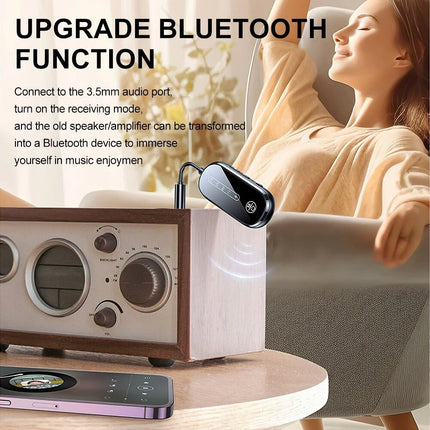 Airplane Bluetooth 5.4 Adaptor Transmitter Adapter for Airpods or Headphones