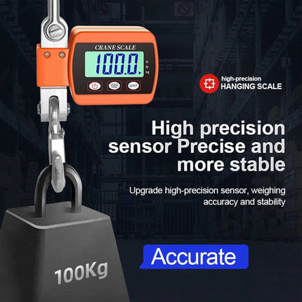 200g-500KG Digital Hanging Scale Butchers Mini Crane Scale Heavy Duty Hook