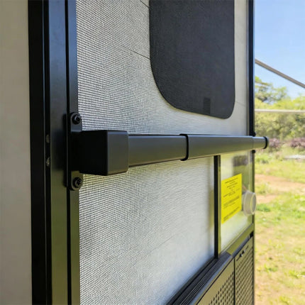 Camper Door Handle RC Screen Door Bar Adjustable RV Screen Door Cross
