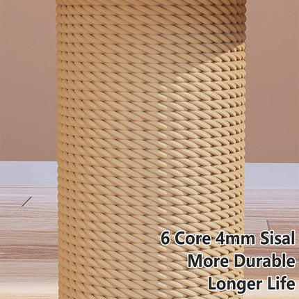 Cat Scratcher Board Oval Turntable Toy Scratching Post Interactive Pet Furniture