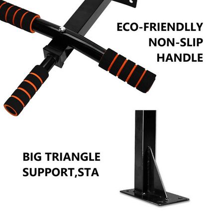 Chin Up Strength Training Horizontal Bars Exercise Wall Mounted Pull Up Bar