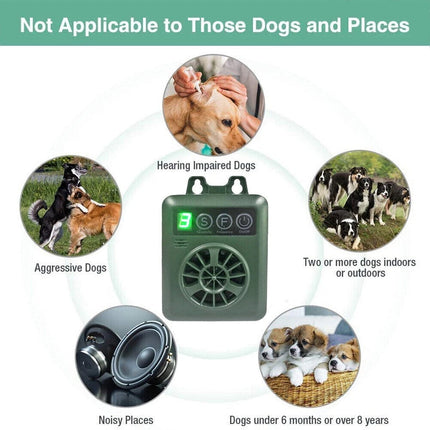 Ultrasonic Anti-Barking Device Pet Dog Bark Control Stop Repeller Silencer Tool