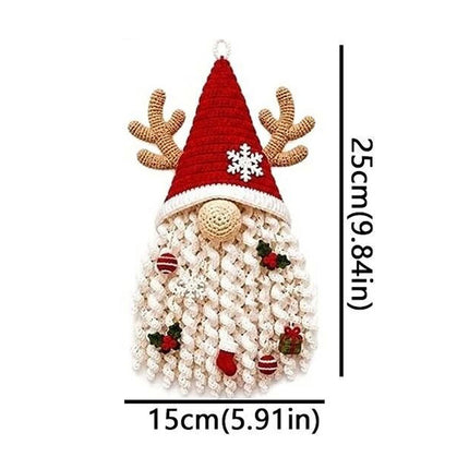 Santa Claus Christmas DIY Door Hanging Set Farmhouse Unfinished kit