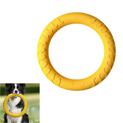 Dog Flying Ring Toy Floating Disc Outdoor Fitness Durable Interactive Chew Toys