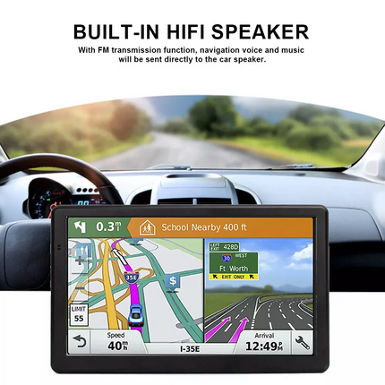7'' Inch Portable Truck Car  Navigation Lifetime Free AU Map Updates Sat Nav