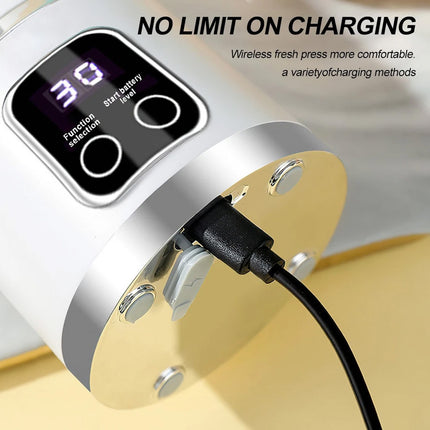 Rechargeable Portable USB Electric Fruit Juicer Blender Travel Bottle Household White