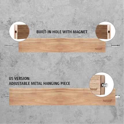 30cm  Knife Strip for Wall Premium Acacia Wood Strong  Holder Rack