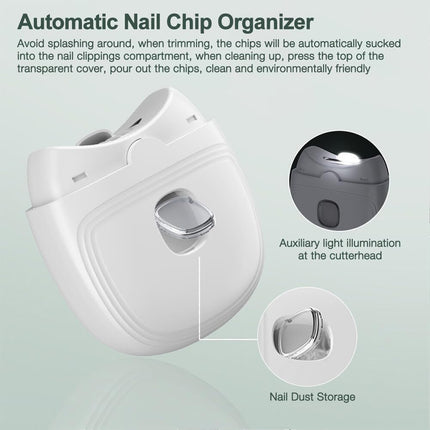 Electric Toe Nail Clippers For Thick Nails Nail Trimmer Cutter USB Rechargeable