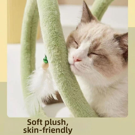 Elastic Cat Tunnel Tube Portable Interactive Cat Toy Indoor Outdoor Use