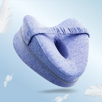 Ergonomic Memory Foam Leg Pillow Knee Support Cushion for Home Use
