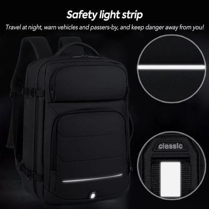 50L Large Men Waterproof Business Luggage Backpack Travel Bag School Laptop Bag