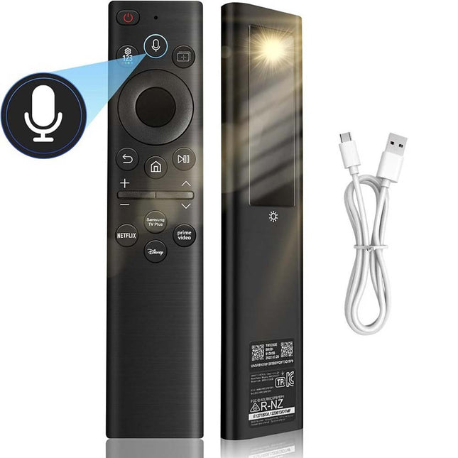 Solar Voice Remote Control Replacement for Samsung Smart TV BN59-01385B BN59-01385A