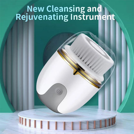 Waterproof Silicone Face Cleansing Brush Massager