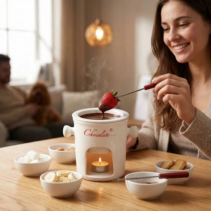Cheese Chocolate Melting Ceramic Creative Coffee Mug Cup Personal Fondue Mugs