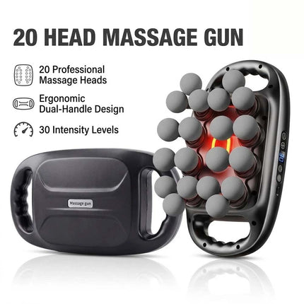 20 Heads Massage Deep Tissue Electric Massager Relieve Muscle Pain