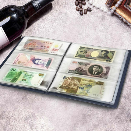 60 BankNote Album Stock Collection Storage Currency Holder Pocket Coin