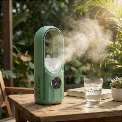 USB Spray Fan Desktop Air Cooler 6-Speed Portable Cooling Fan