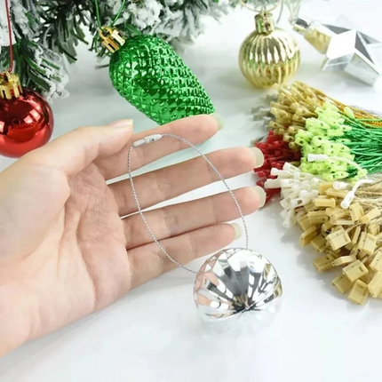 200X Christmas Ornament String Precut Hanging Rope For Xmas Ball Decor DIY 20cm