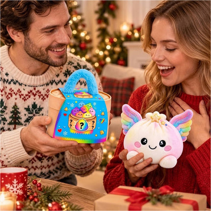 Christmas Wing Dumpling Ploofs Rainbow Plush Edition with Steamer