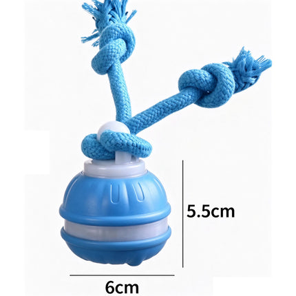 1-2PCS Interactive Smart Dog Ball with Swing Rope Tail | USB Rechargeable