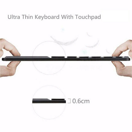 Slim Bluetooth Wireless Keyboard with Touchpad Mouse For Android Windows Mac