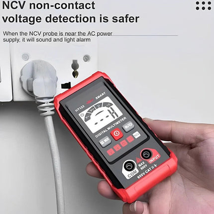 Digital Smart Multimeter 2000 Counts AC DC Voltmeter Ohmmeter Ohm Tester Tool