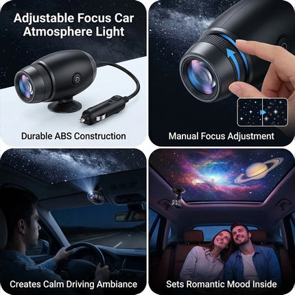 2 in 1 High Resolution Galaxy Projector Night Light Starry Sky Projector Bedroom