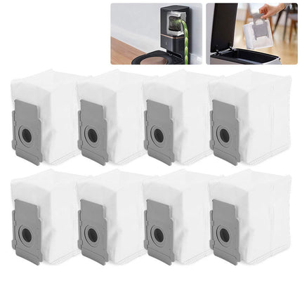 8PCS Disposal Vacuum Dust Bags Kits For iRobot Roombai7 i7 E5 E6 s9 Replacements