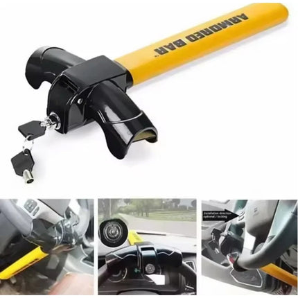 Car Steering Wheel Lock T-Type Anti-Theft Lock for Vehicle Security Protection