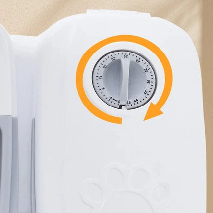 Pet Dog Cat Electric Automatic Timing Feeder 350ML Dry Wet Food Container Bowl  (Single Meal)