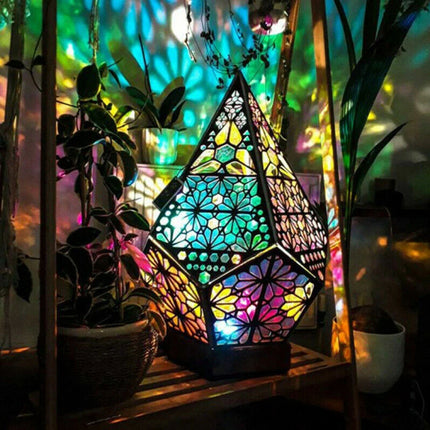 3D Bohemian Light Polar Star Large Floor Lamp Colorful Projection Night Lamp AU