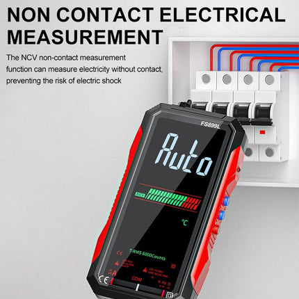 Electrical Automatic FS899L Multimeter Tester Rechargeable Multimeter 6000 Count