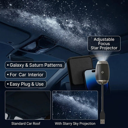 2 in 1 High Resolution Galaxy Projector Night Light Starry Sky Projector Bedroom