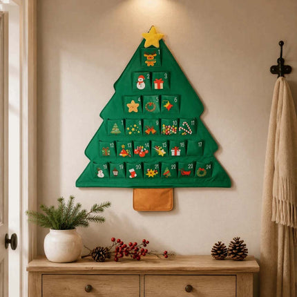 Christmas Tree Hanging Design Festive Hanging Pouch Xmas Atmosphere