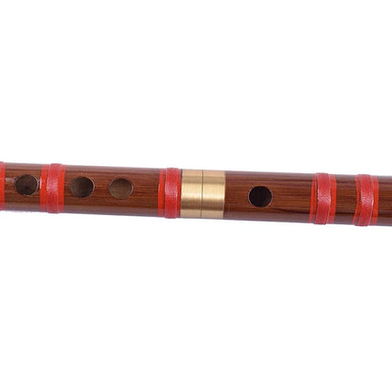 Handmade Chinese Musical Instrument Bamboo Flute G Key+Membrane+Knot+Bag