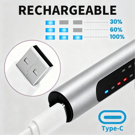 Cordless Electric Engraving Pen USB Rechargeable Micro Carving Tool with 37Pcs Accessories Set