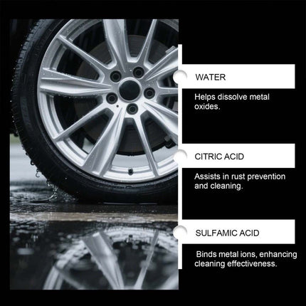 1Sets Iron Rust & Dust Remover Spray, Fast-Acting Metal Surface, Car Rust Remover