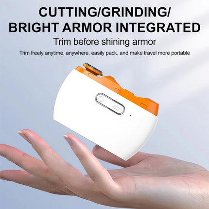 Electric Toe Nail Clippers Automatic With Light Trimmer USB Rechargeable