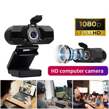 Full HD 1080P Webcam For PC Desktop Laptop FHD Web USB Camera with Microphone