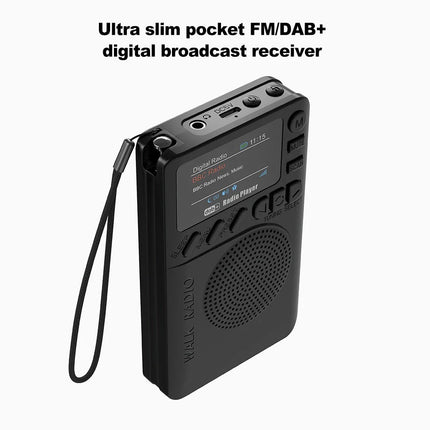 Pocket DAB/DAB+ Digital FM Radio LCD Display Good Sound Speaker Long Life